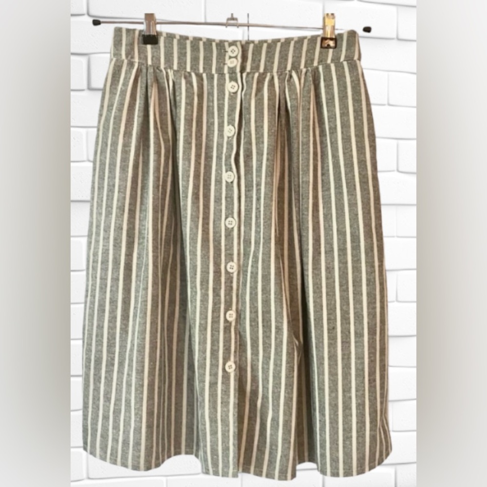 BNWT LUNA MOON Anthropologie brand striped skirt